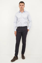 "Sky Blue Elegance: Men's Regular Fit Cotton Shirt for Formal and Casual Wear"