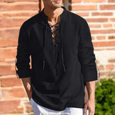 Men's Handmade Cotton-Linen Shirt – Casual Sophistication