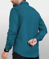 Elevate Your Style in Peacock Blue colour