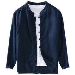 "The Azure Elegance: Men's Cotton Blue Shirts Collection"