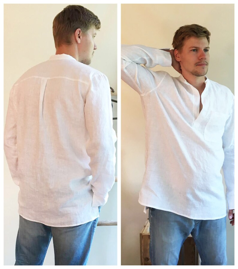 Handmade White Cotton Shirt – Effortless Style & Comfort
