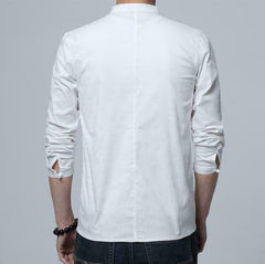 "All-Occasion Whites: Men's Regular Fit Cotton Shirts for Timeless Appeal"