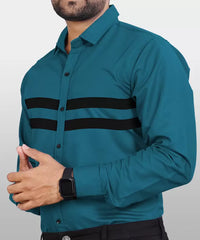Elevate Your Style in Peacock Blue colour