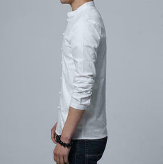 "All-Occasion Whites: Men's Regular Fit Cotton Shirts for Timeless Appeal"