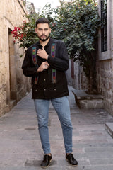"Premium Handmade Cotton Shirt with Stylish Embroidery"