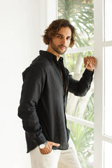 Classic Black Linen Shirt: Timeless Style and Comfort