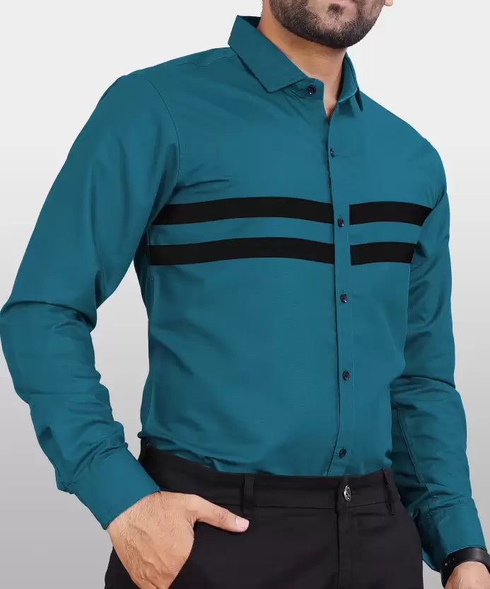 Elevate Your Style in Peacock Blue colour